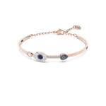 Swarovski Taşlı Rosegold Kelepçe  Bileklik  (Altın Kaplama)